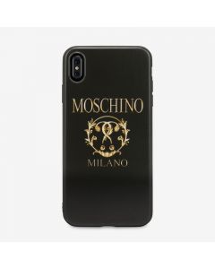 Moschino Roman Question iPhone Case Black